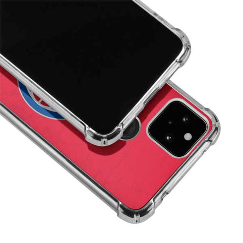 NBA Detroit Pistons Distressed Google Pixel 5a 5G Clear Case